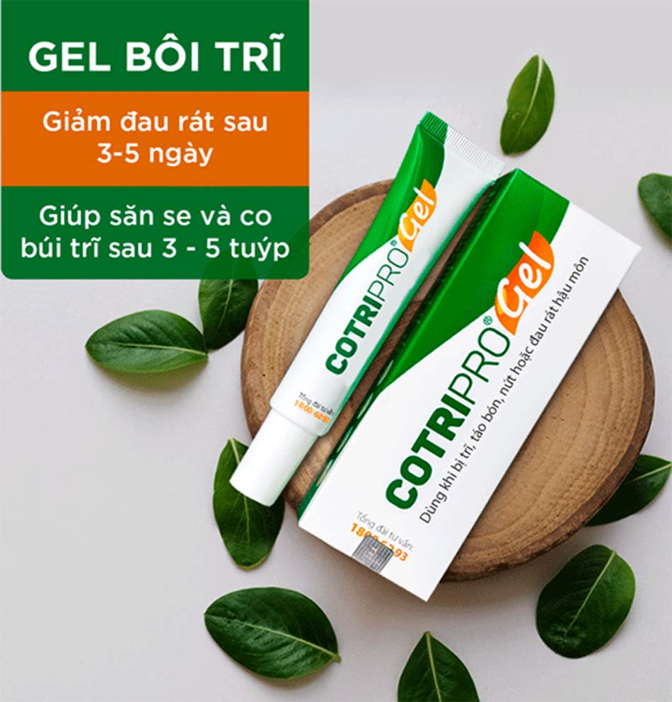 CotriPro Gel bôi trĩ